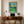 Wailea golf print framed on a home office wall