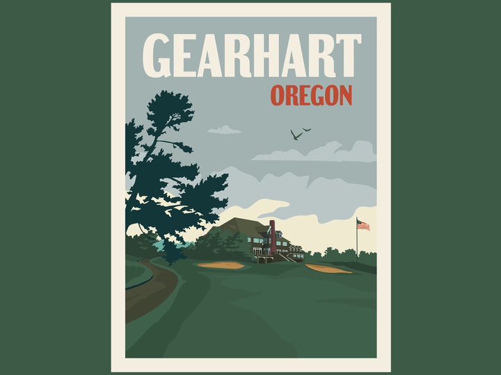 Gearhart, Oregon Golf Print