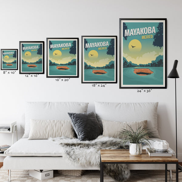 Mayakoba Mexico Golf Decor in various sizes